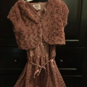 Child's Dress With Belt and Jacket
